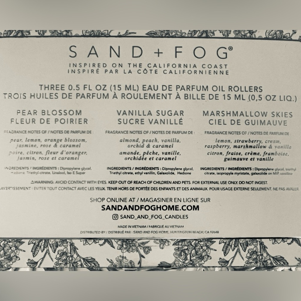 SAND + FOG Eau de Parfum Oil Discovery Set - Picture 5 of 5